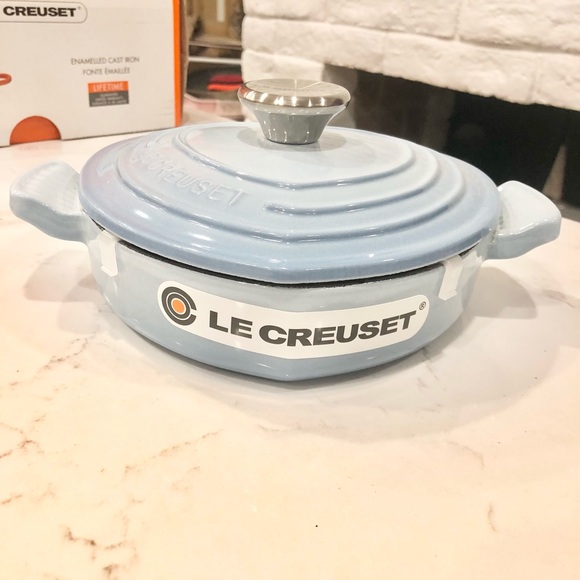Le Creuset Kitchen Le Creuset Heart Shaped Cast Iron Coastal Blue